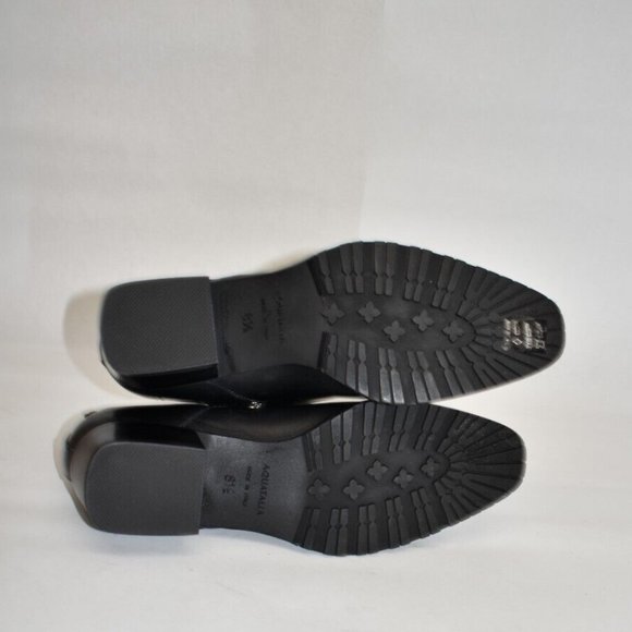 New! Aquatalia Fantina Weatherproof Bootie Black Leather Size 8.5 DD357 - Picture 7 of 7